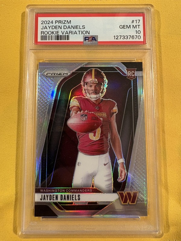 2024 Prizm - Rookie Variations - Silver Prizm Jayden Daniels #17 PSA 10 🔥