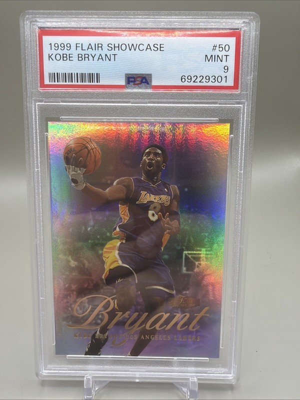 1999 FLAIR SHOWCASE #50 KOBE BRYANT PSA 9