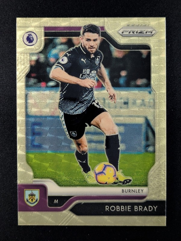 2019 Panini Prizm EPL Soccer ROBBIE BRADY 1/5 Gold Power Burnley #248