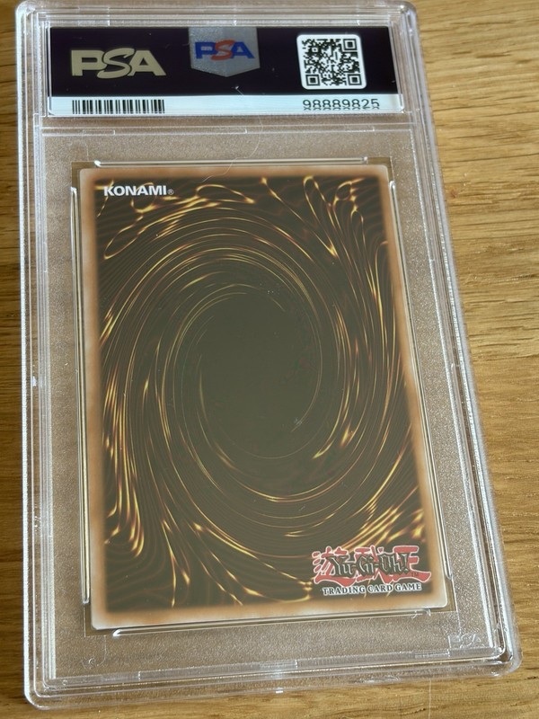 YuGiOh Elemental Hero Blazeman WSUP-EN032 Secret Rare PSA 9 Mint view 2