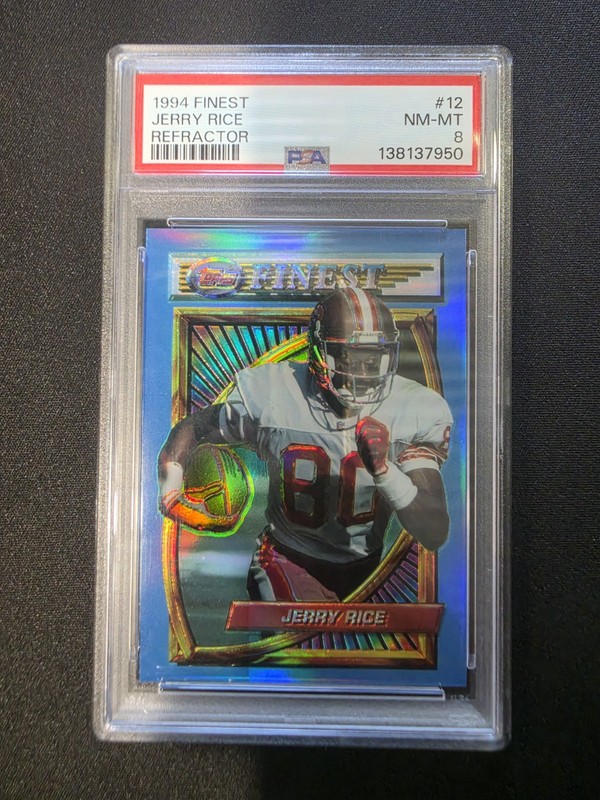 1994 Topps Finest - Jerry Rice #12 Refractor