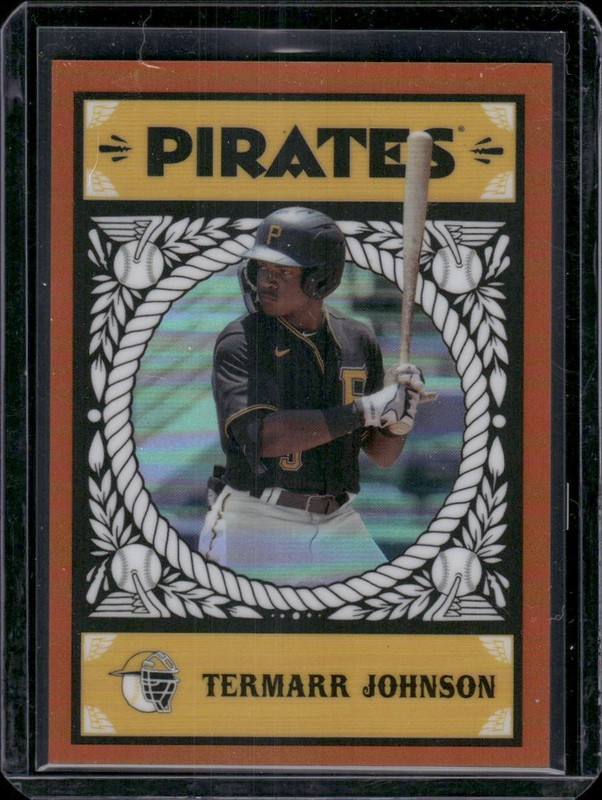 2023 Bowman Chrome Termarr Johnson Ascensions Orange Refractor /25 #BA-16