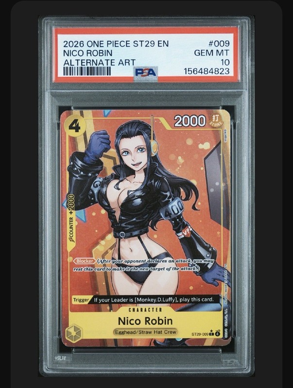 2026 One Piece Starter Deck St29-Egghead #009 Nico Robin Alternate Art PSA 10