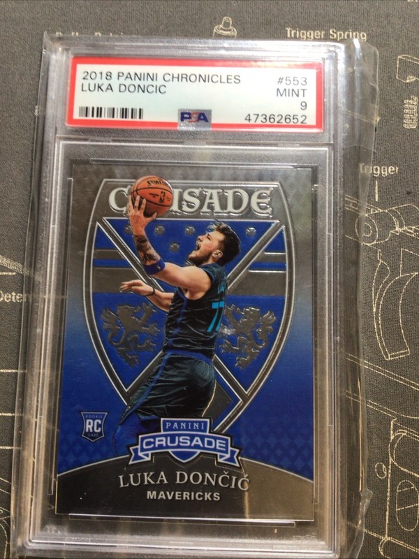 2018-2019 Panini Chronicles Luka Doncic #553 PSA 9 Crusade Rookie RC Mavericks