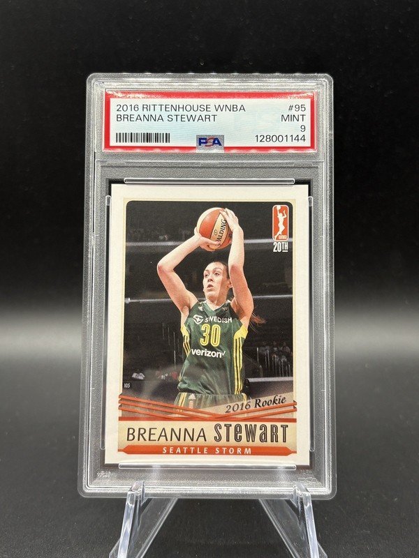 2016 Rittenhouse WNBA #95 BREANNA STEWART RC Rookie PSA 9 MINT High End🔥