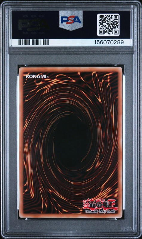 2012 YU-GI-OH! GOLD SERIES: HAUNTED MINE GHOST RARE BLUE-EYES WHITE DRAGON PSA 8 view 2