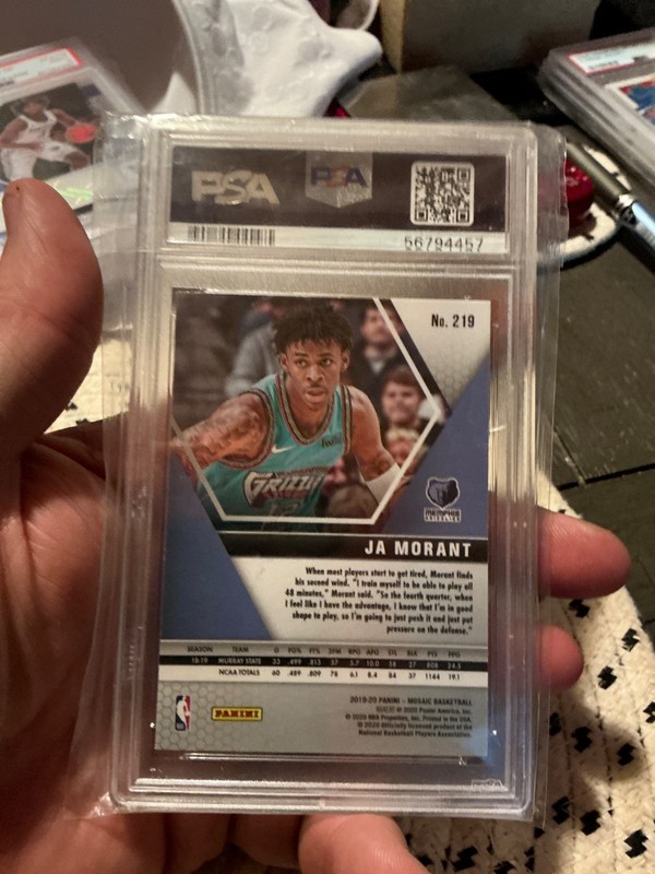 PSA 10 - 2019 Panini Mosaic - Ja Morant #219 [Rookie]  view 2