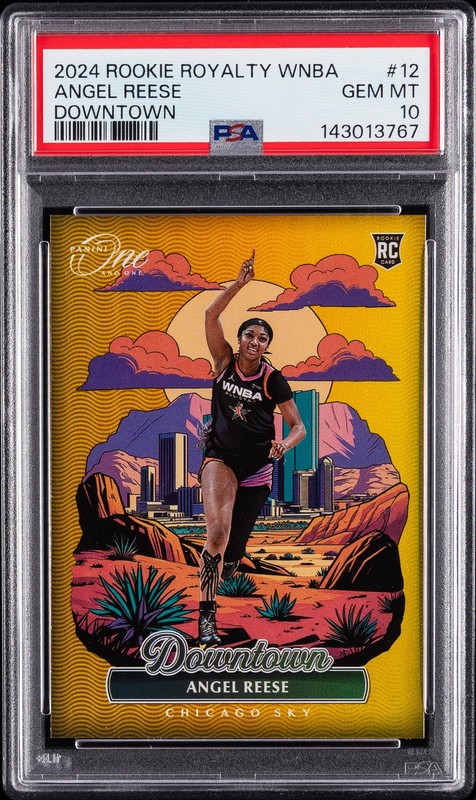 2024 PANINI ROOKIE ROYALTY WNBA DOWNTOWN #12 ANGEL REESE PSA 10