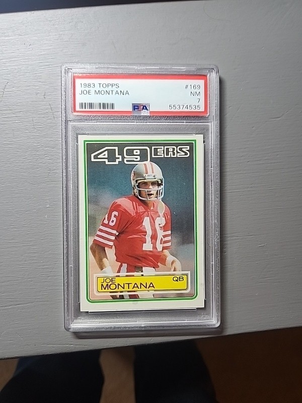 1983 Topps #169 Joe Montana PSA 8