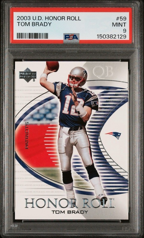 2003 Upper Deck Honor Roll - Tom Brady #59 PSA 9 MINT