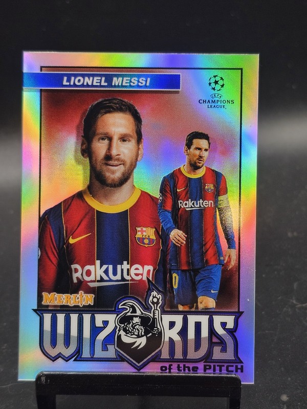 Lionel Messi 2021-22 Topps Merlin Wizards of the Pitch #W-LM