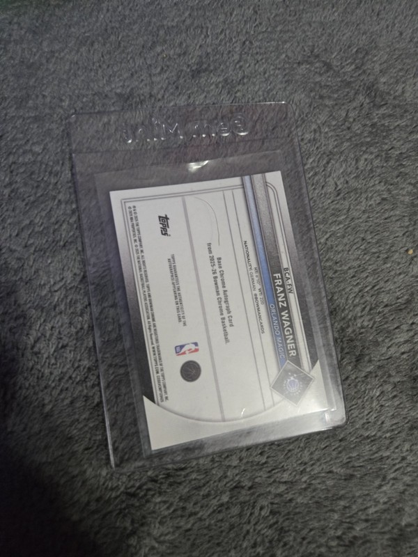 *PSA 10 CONTENDER*  Bowman Franz Wagner Chrome Autographs Orlando Magic /99  view 2