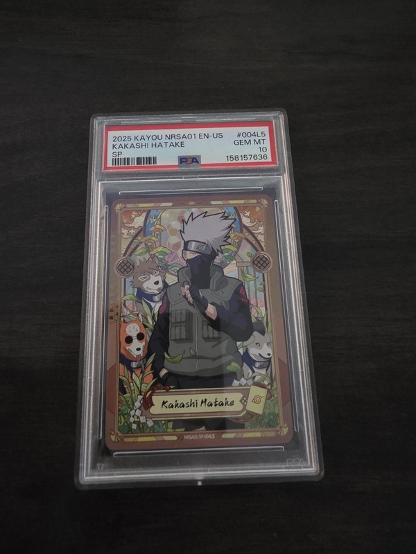 KAYOU 2025 NRSA01 EN-US Naruto Kakashi Hatake SP #004L5 PSA 10