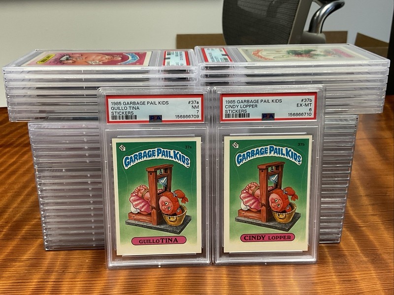 garbage pail kids series 1 1985 psa - Each Pair Is 60 Dollars view 2