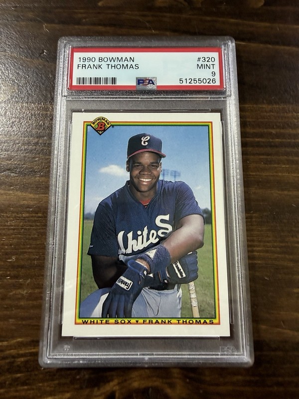 1990 Bowman #320 Frank Thomas PSA 9 MINT Hall of Fame HOF Rookie RC White Sox