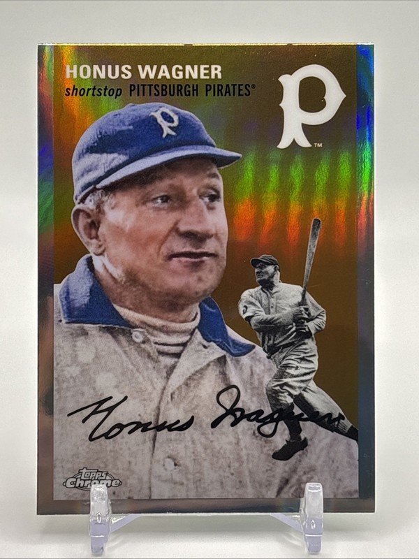 2023 Topps Chrome Platinum Anniversary - Honus Wagner #324 Refractor - Pirates