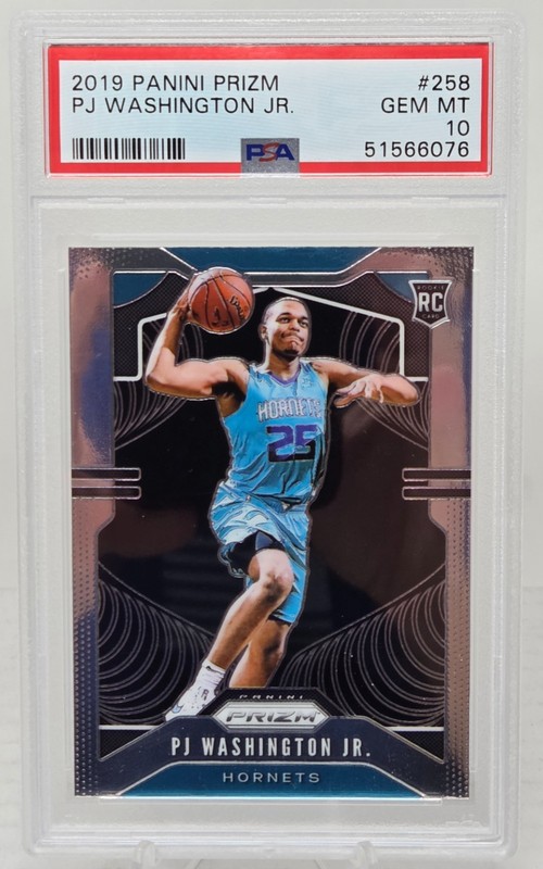 2019 Prizm PJ WASHINGTON JR. Rookie Card PSA 10 Gem Mint