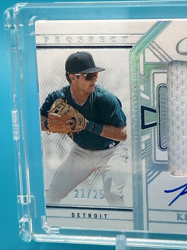 2024 Panini Flawless prospect PATCH AUTO KEVIN McGONIGLE 21/25 READY TO GRADE! view 2