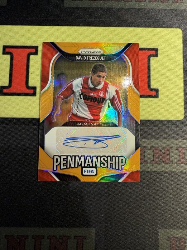 2025-26 Panini Prizm FIFA AS Monaco David Trezeguet Gold Auto /5