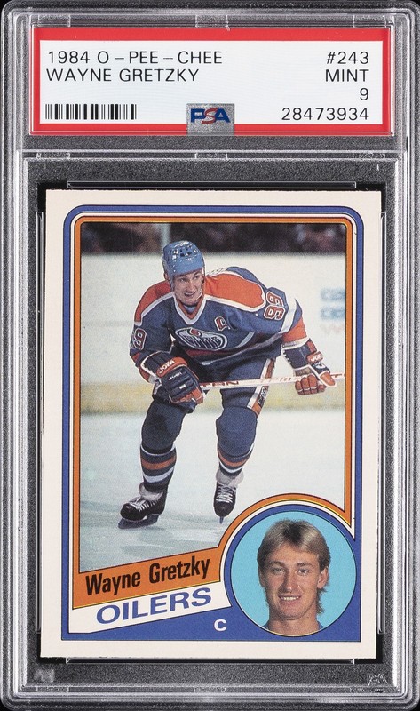 1984 O-PEE-CHEE #243 WAYNE GRETZKY PSA 9