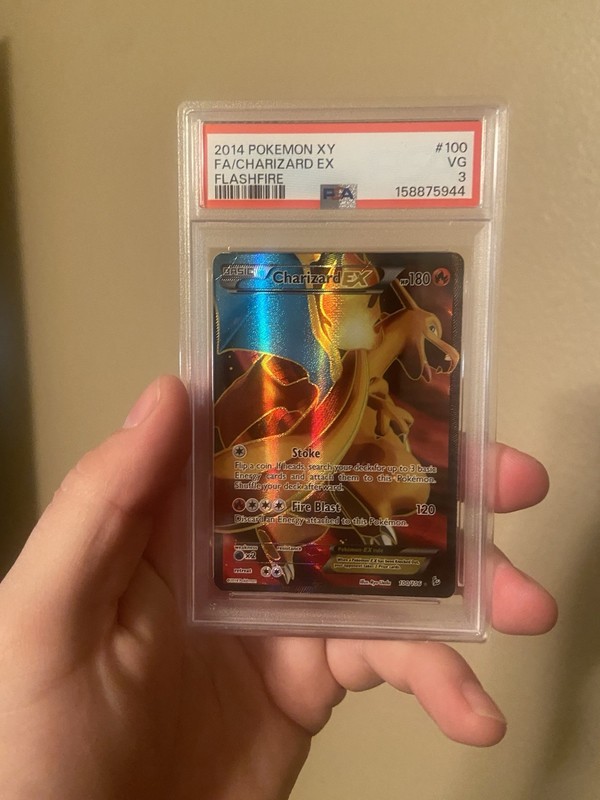 2014 Pokemon XY Flashfire Charizard EX Full Art #100 PSA 3