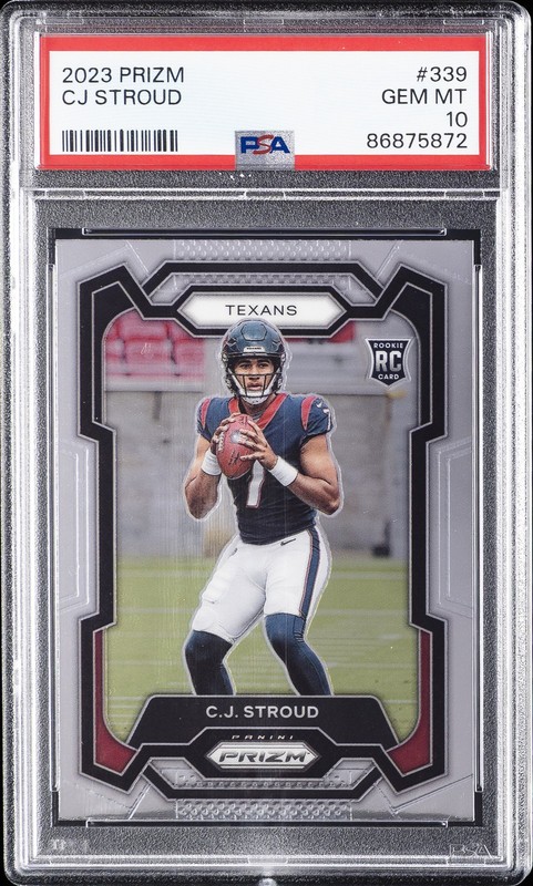 2023 PANINI PRIZM #339 CJ STROUD PSA 10