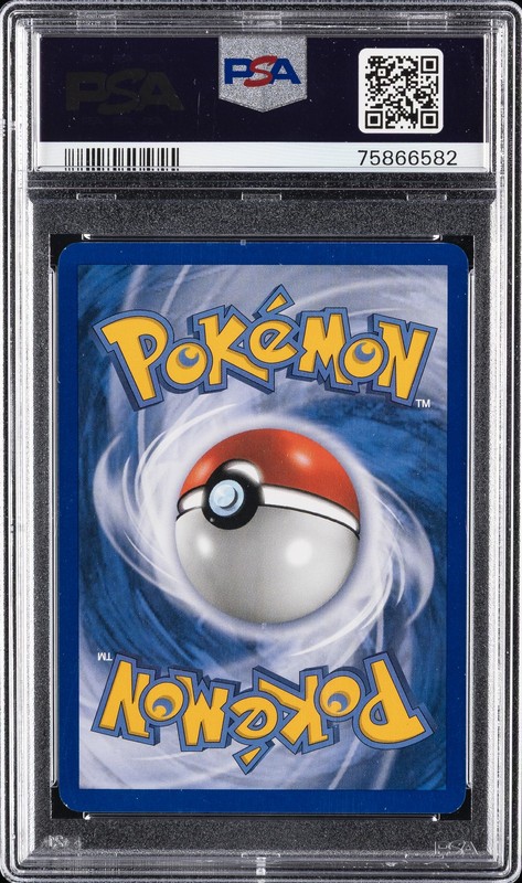 2005 POKEMON EX UNSEEN FORCES GOLD STAR #114 RAIKOU-HOLO PSA 9 view 2