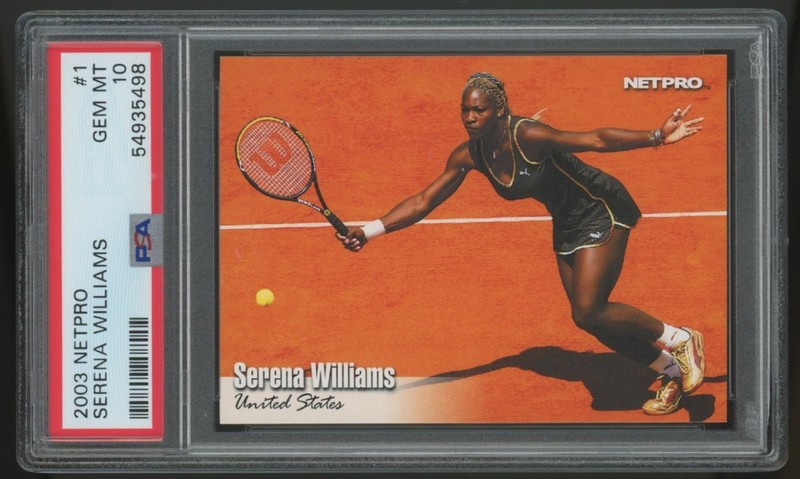 PSA 10 2003 Netpro Serena Williams #1 Rookie Card