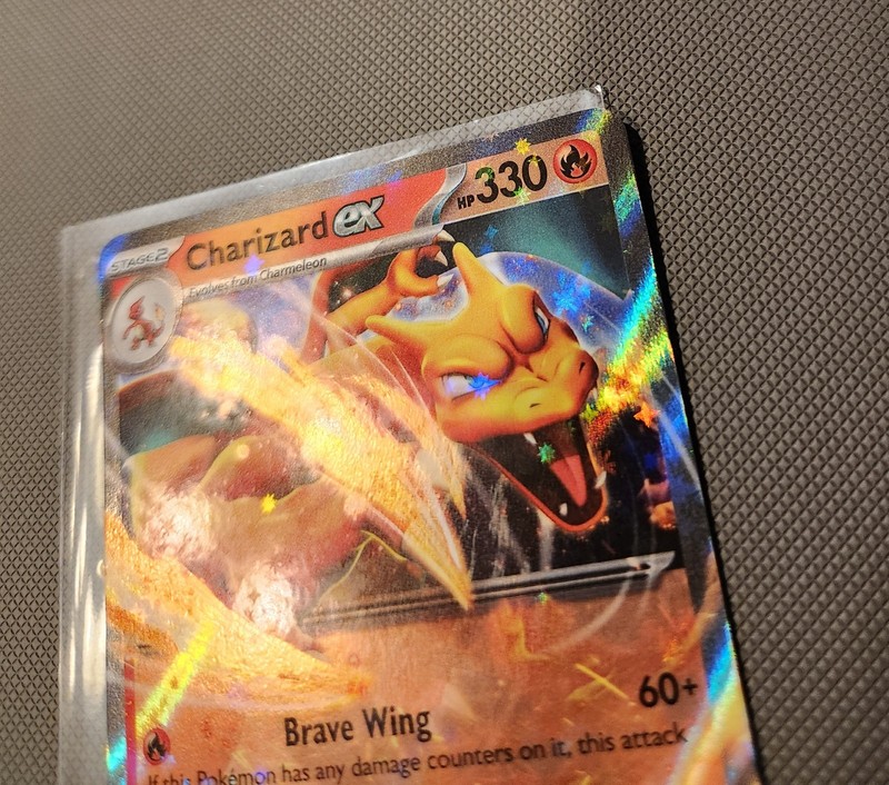 Pokémon TCG Charizard EX Scarlet & Violet Holo Double Rare Card 006/165 view 2