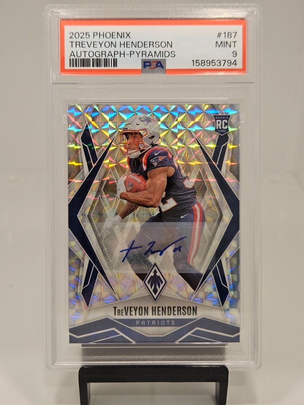 2025 Phoenix TreVeyon Henderson #187 Pyramids Auto RC PSA 9