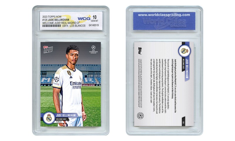 2023 Topps Now JUDE BELLINGHAM Real Madrid Soccer Los Blancos #126 - GEM MINT 10