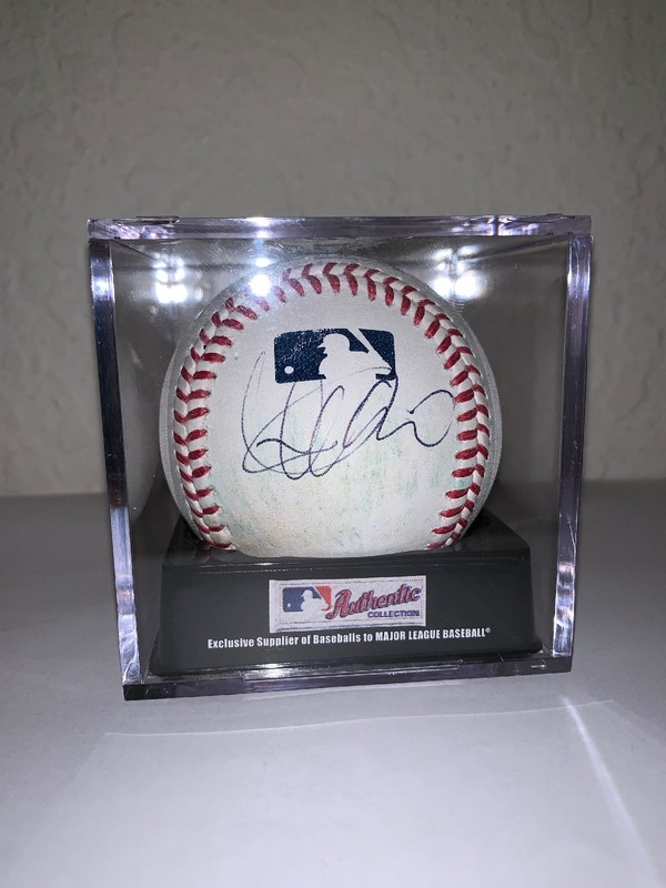 Authentic Ichiro Suzuki Legend Game Used Baseball With Autograph Black Ink Auto