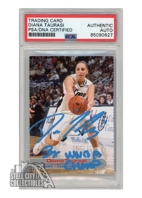 Diana Taurasi 2003 SI For Kids Autograph Rookie Card "3x WNBA Champ" PSA/DNA