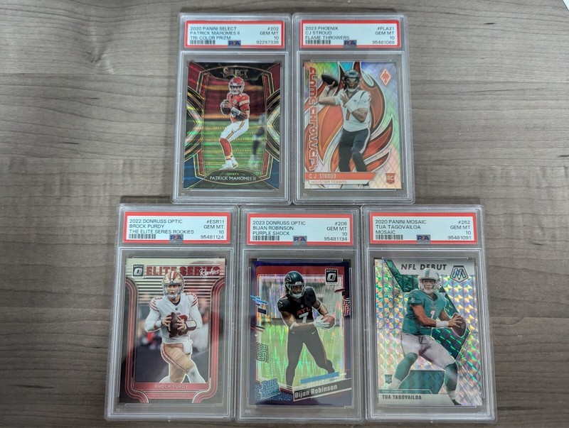 Mahomes SP /99 PSA 10 Chase NFL Hot Packs / 30 Cards 4 Guaranteed Hits *Read* view 2