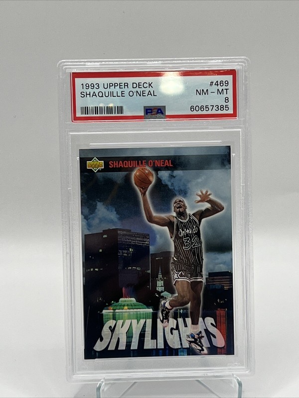 1993-94 Upper Deck Skylights Shaquille O'Neal #469 PSA 8 NM-MT HOF