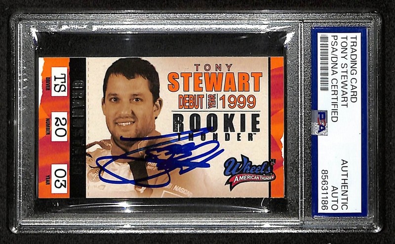 Tony Stewart Signed/Auto 2003 Racing Champions Card #32 PSA/DNA 200478
