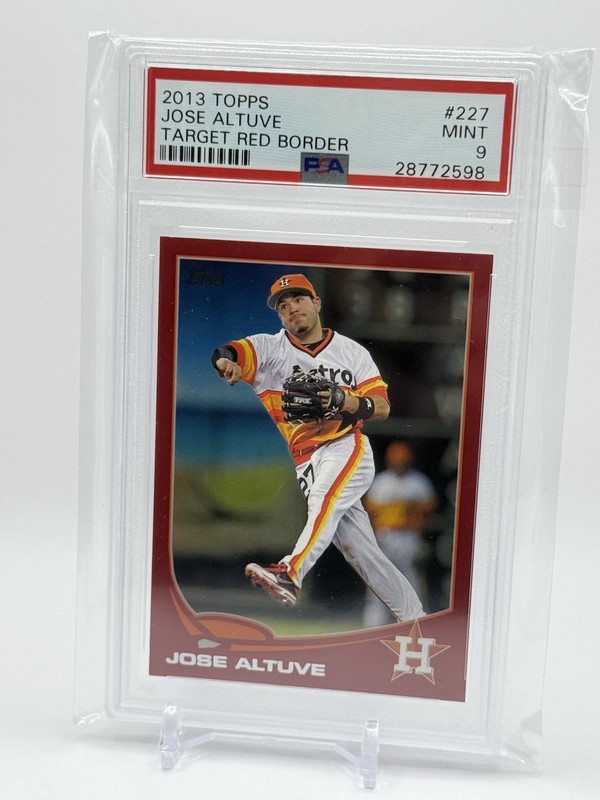 2013 Topps - Jose Altuve #227 Red PSA 9 Mint Houston Astros