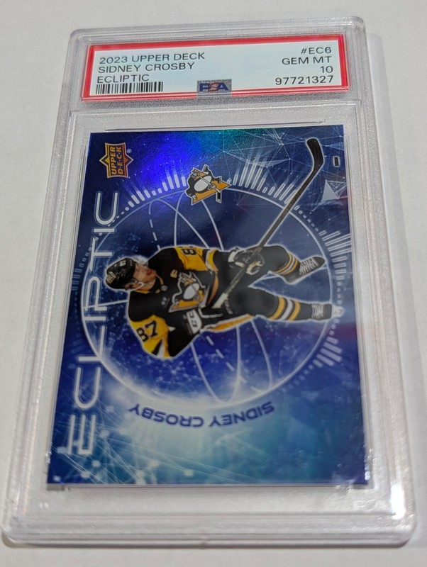 2023-24 Upper Deck Sidney Crosby Ecliptic #EC-6 Penguins PSA 10