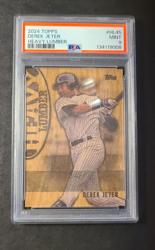 2024 Topps Heavy Lumber Derek  Jeter  PSA 9