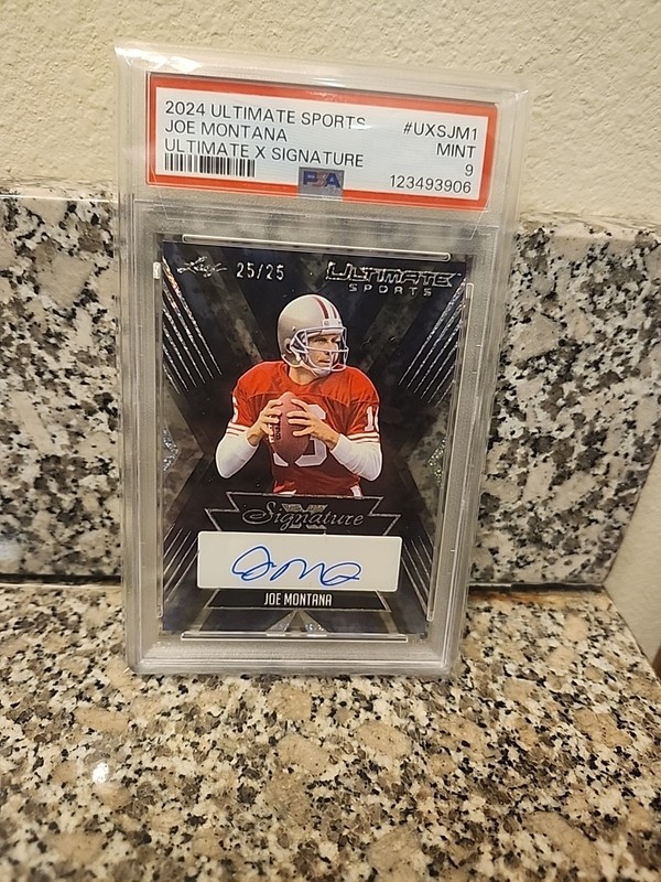 2024 Ultimate Sports Joe Montana Ultimate X Signature 25/25