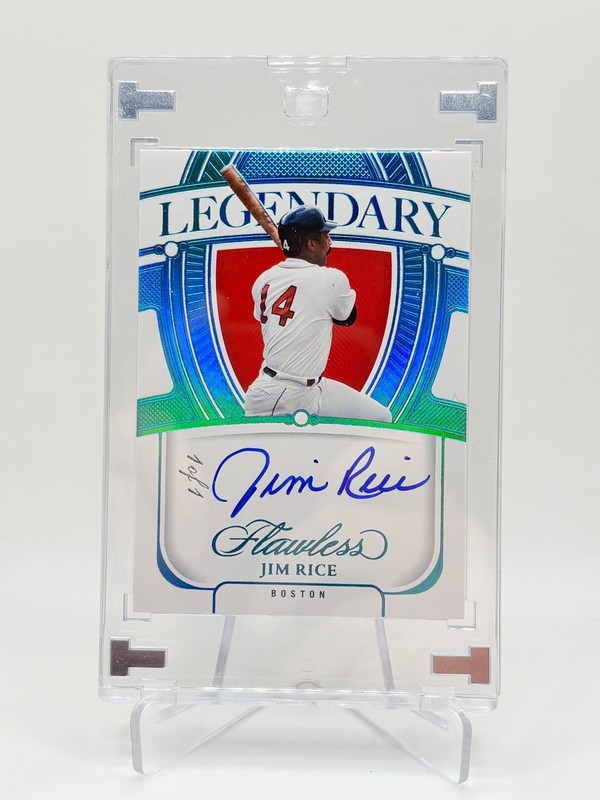 2024 Panini Flawless Jim Rice Legendary Scripts Auto 1/1 - Boston Red Sox