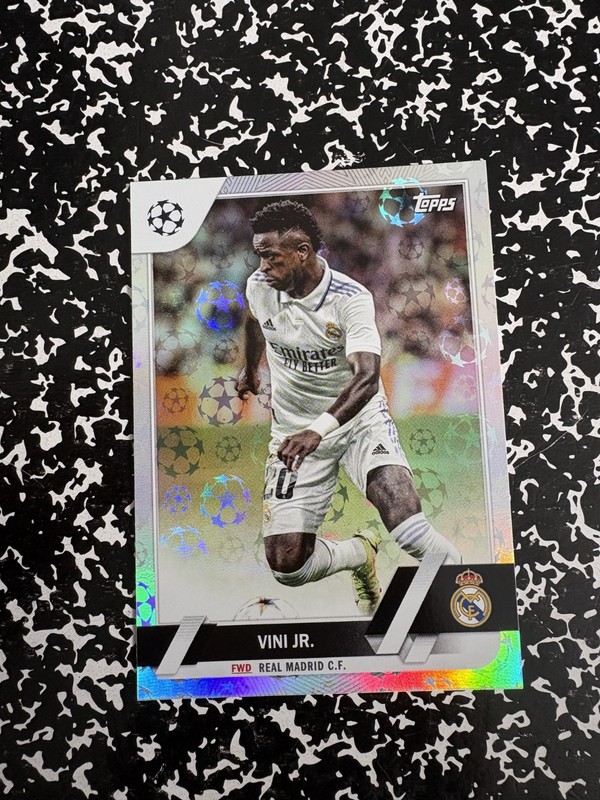 2022-2023 Topps Uefa 1st Edition Vinicius Jr Starball Foil Real Madrid Vini Jr