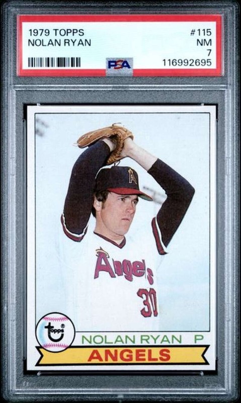 1979 Topps #115 Nolan Ryan PSA 7 California Angels  (2695)