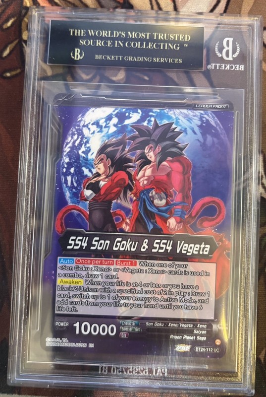 BGS 10 Black Label SS4 Vegito, Sparking Potara Warrior SLR BT24-112 view 2
