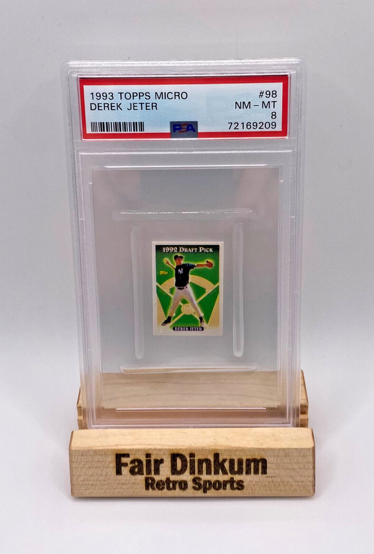 1993 Topps Micro Baseball Derek Jeter #98 Rookie New York Yankees HOF PSA 8