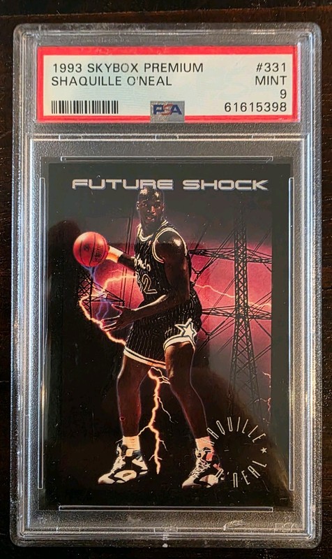 1993-94 Skybox Premium Shaquille O'Neal Future Shock #331 PSA 9 🔥