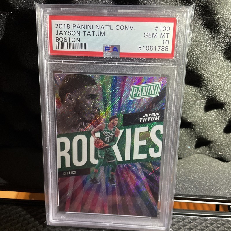 Jayson Tatum 2018 Panini National Convention Boston #/399 #100 PSA 10 GEM MINT