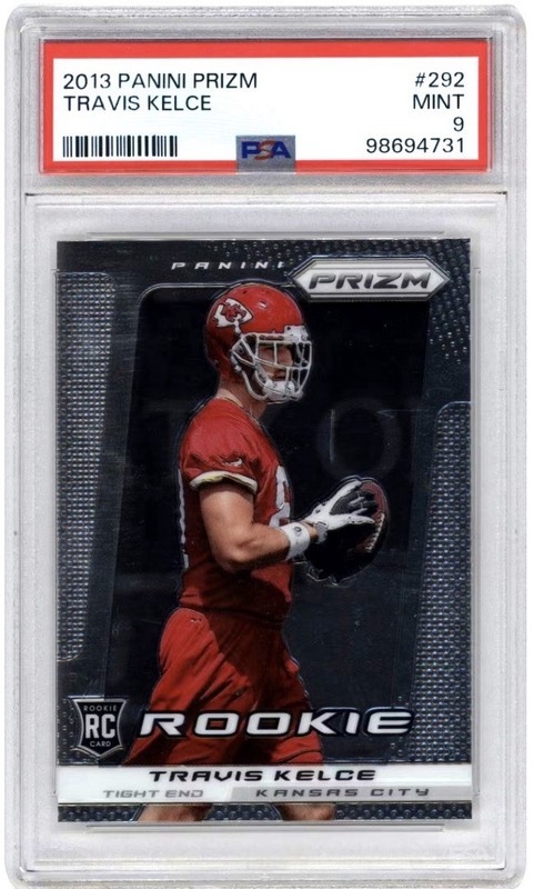 2013 Panini Prizm - Rookie Travis Kelce #292 (RC) KC Chiefs PSA 9