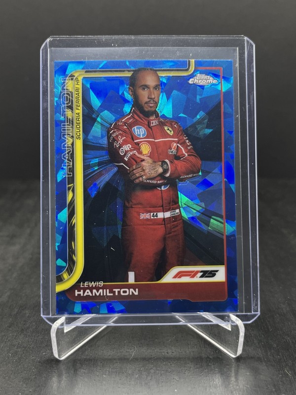 2025 Topps Chrome Sapphire Formula 1 F1 Lewis Hamilton Portrait #4