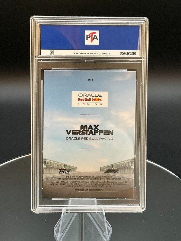 2025 Topps Chrome Formula 1 4 & MORE Lewis Hamilton Graded GEM MINT PTA 10🔥 view 2